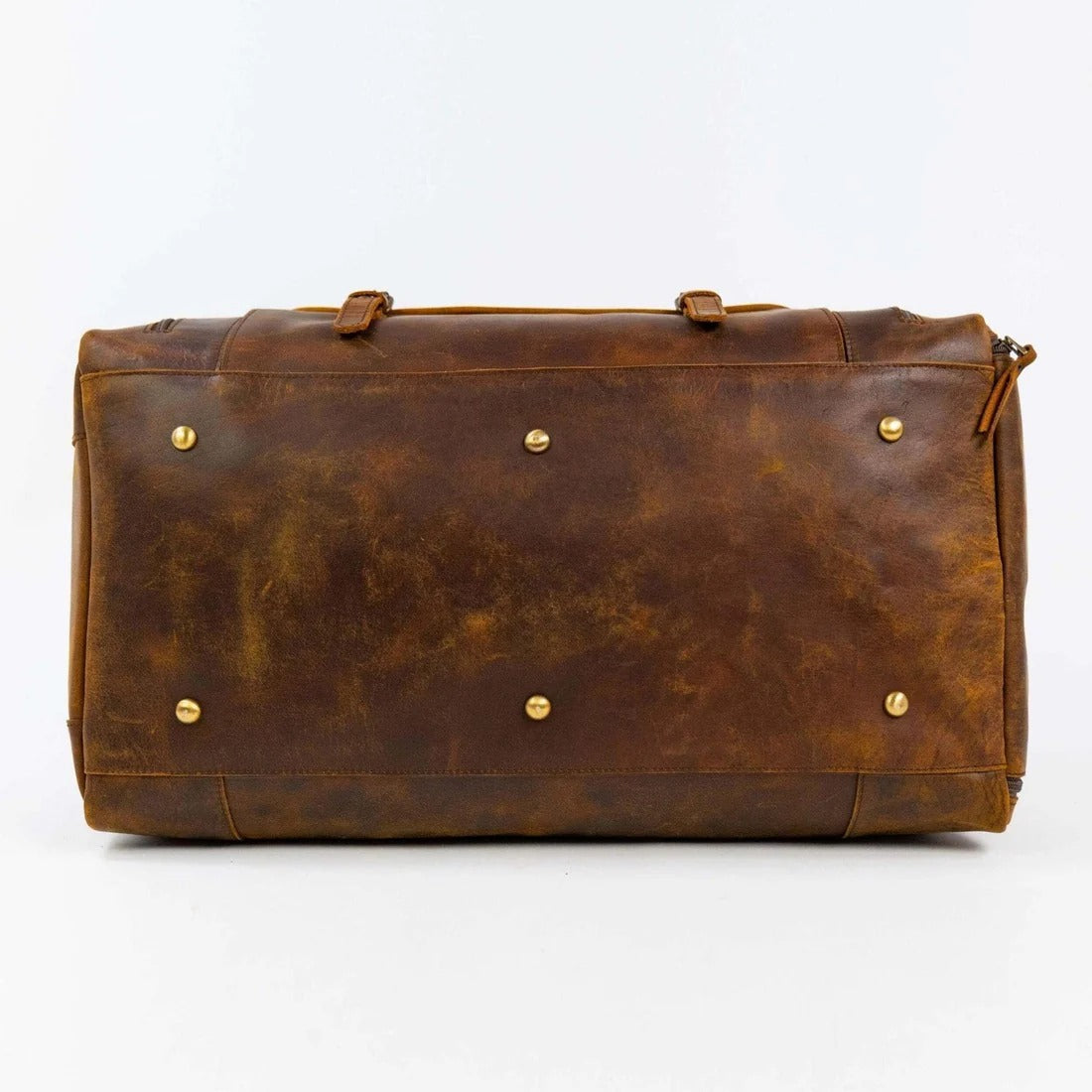 Handmade Leather Duffel Travel Bag