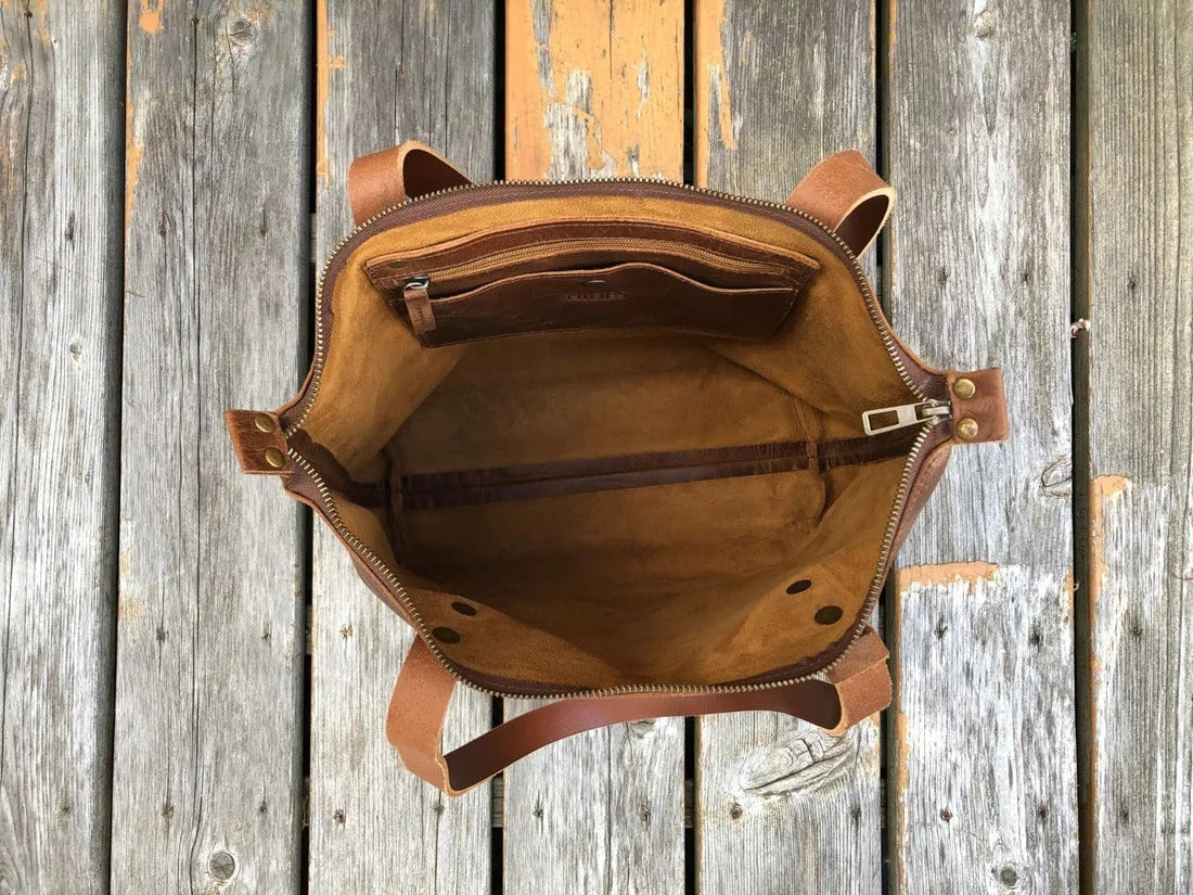 Handmade Leather Ladies Handbag