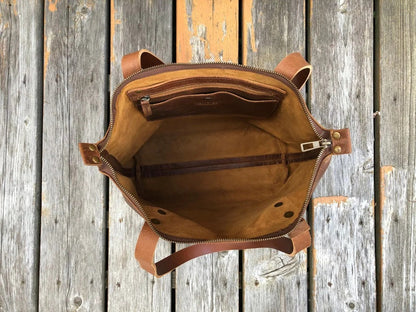 Handmade Leather Ladies Handbag