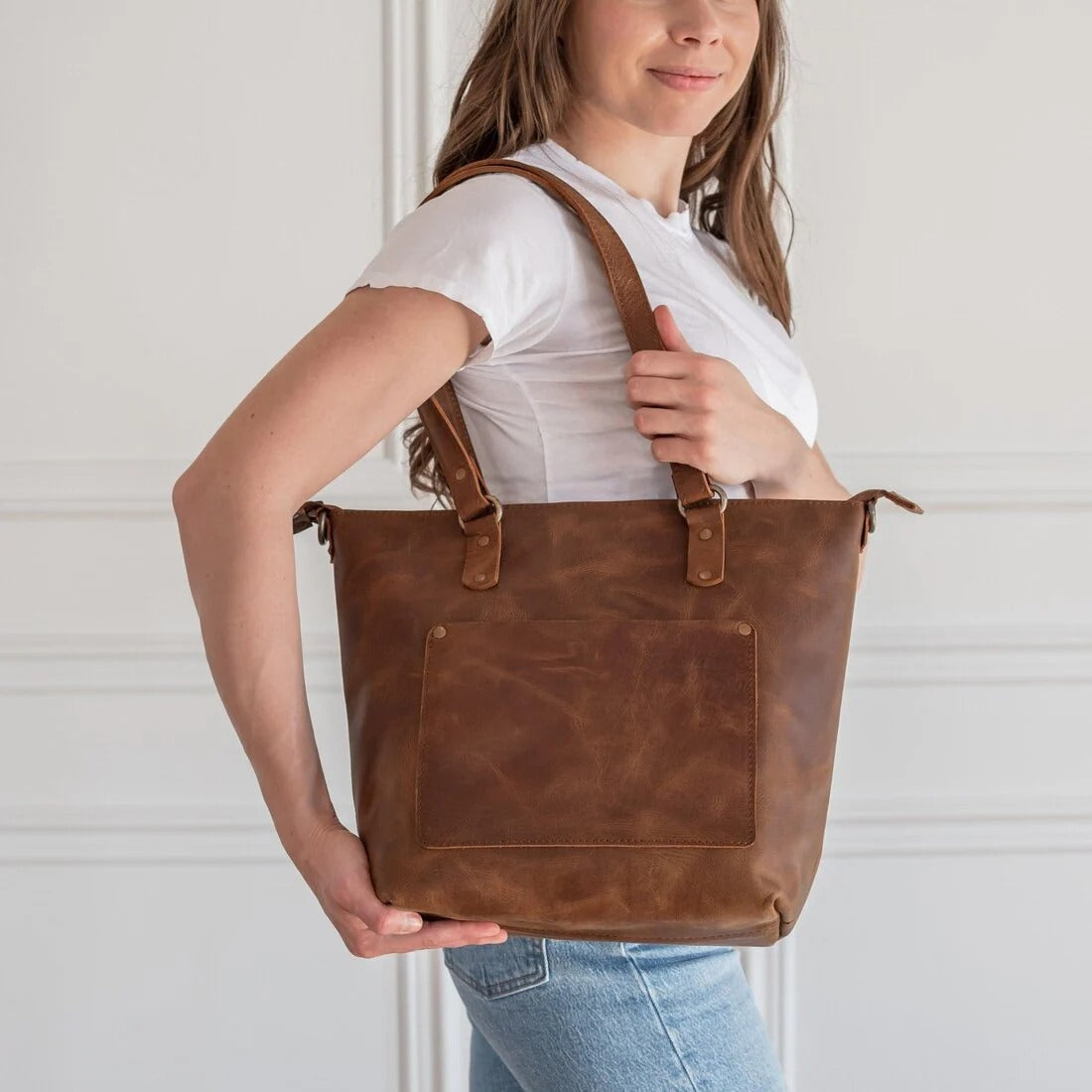 Handmade Leather Ladies Handbag