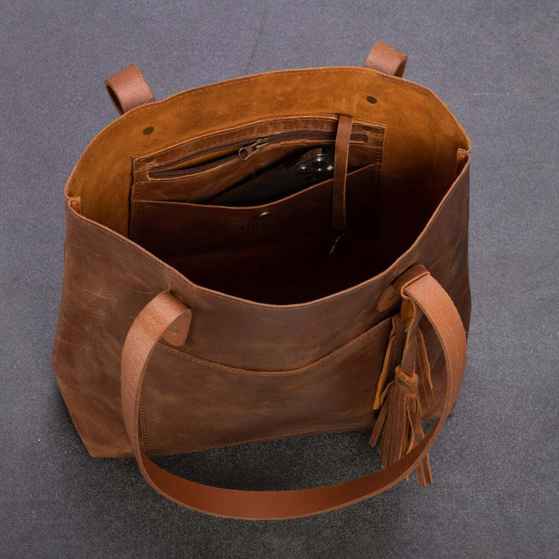 Handmade Leather Ladies Handbag
